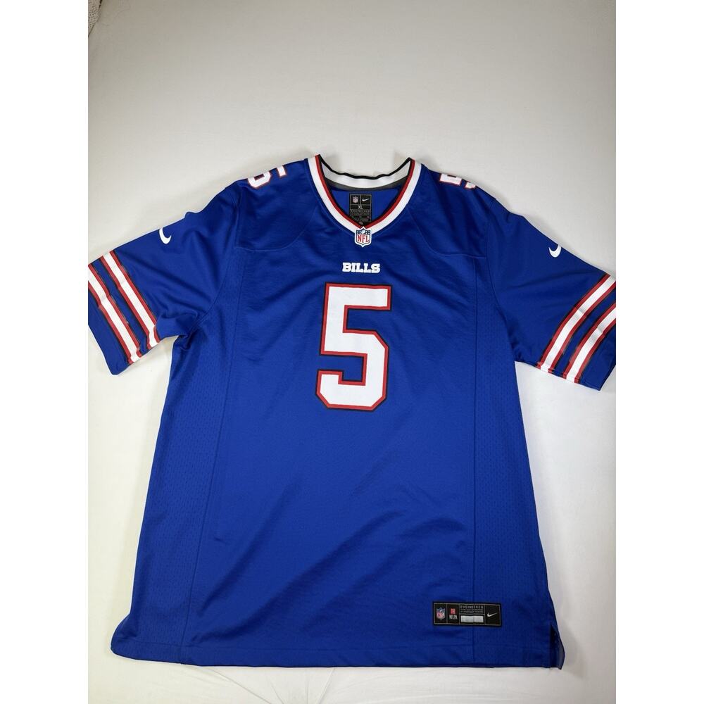 Buffalo Bills #5 Palmar Home Jersey Size XL